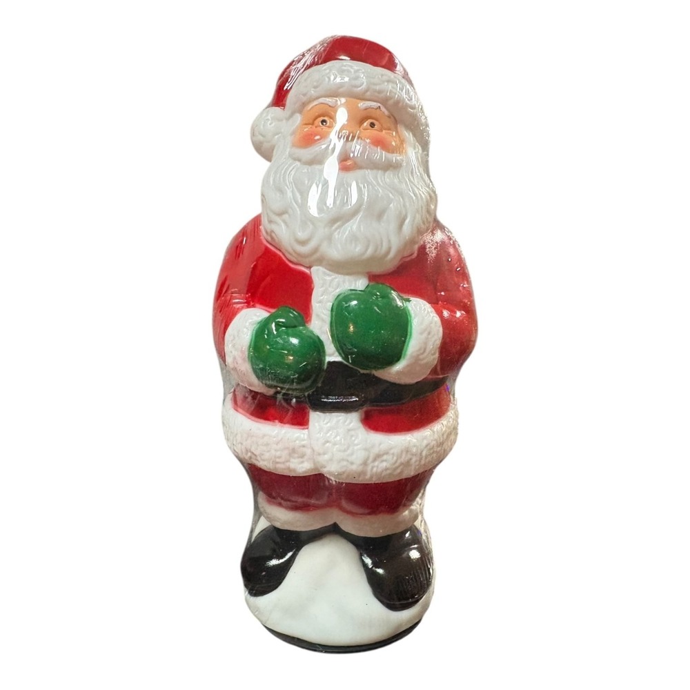 Toro Vintage Ceramic Santa Claus Holiday Figurine 6 Inch Light-Up